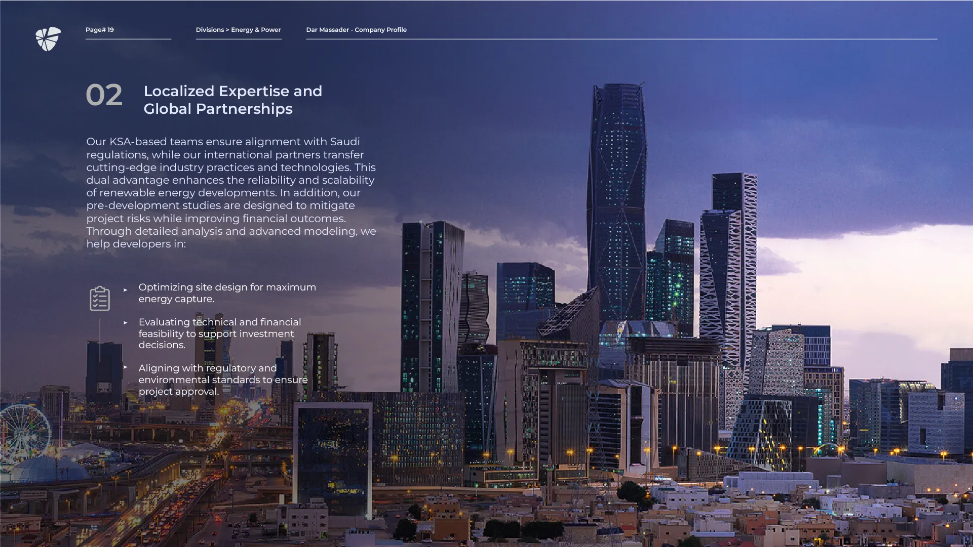 A Corporate Profile Built for Energy, Power and Investment — slide 6
